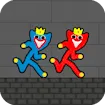 Red and Blue Stickman Huggy 2